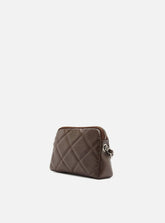 Bolsa Tiracolo Marrom Couro Mizz Pequena Zíper A 50023 0704 0001 Arezzo